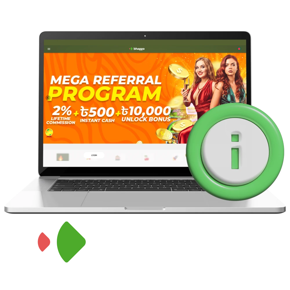 What games are there at Bhaggo online casino.