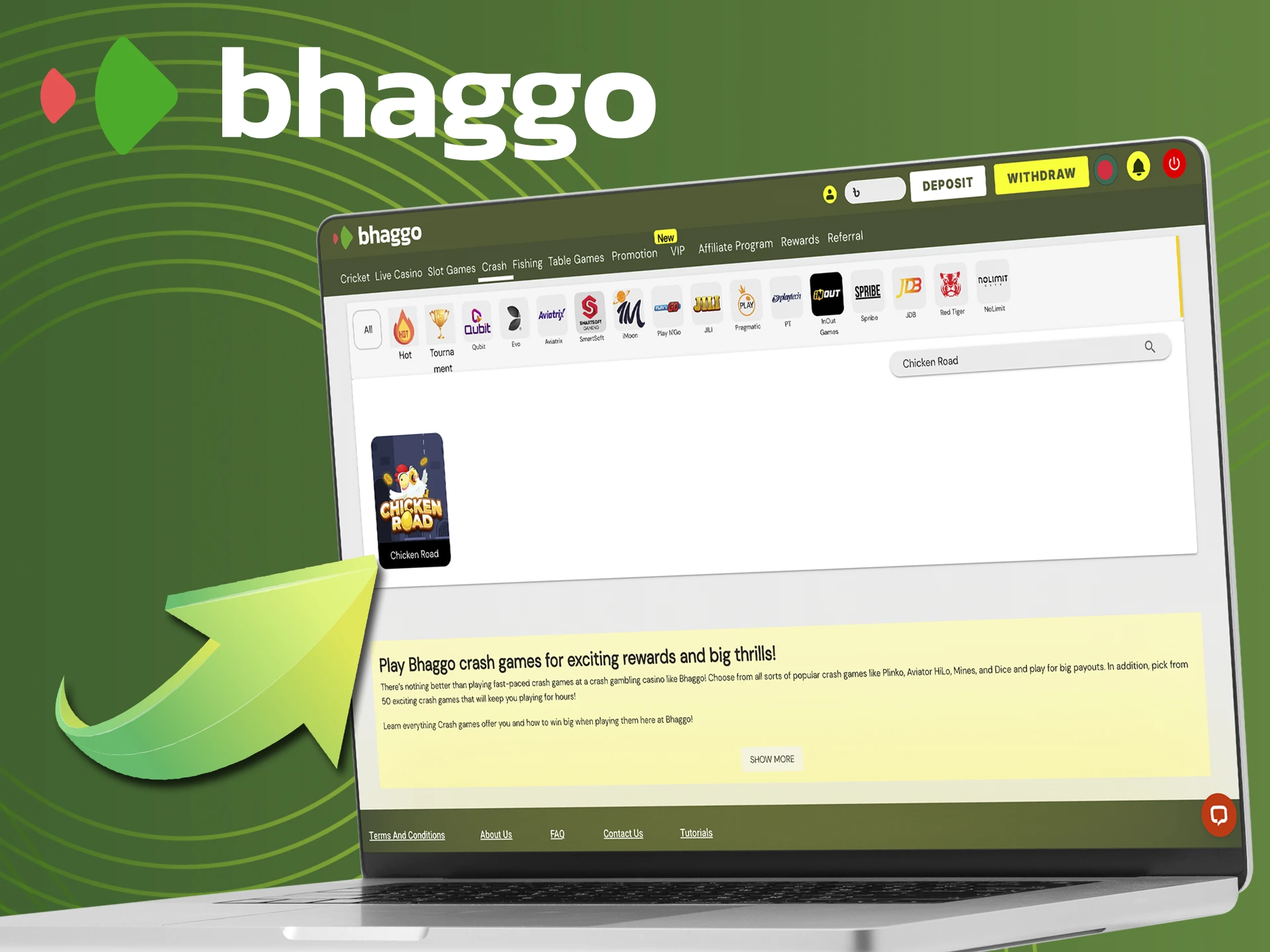 Learn how to get started playing Chicken Road at Bhaggo Casino quickly and efficiently.